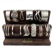 Silver Cuff Bracelet Prepack - 12 Cuffs and Display