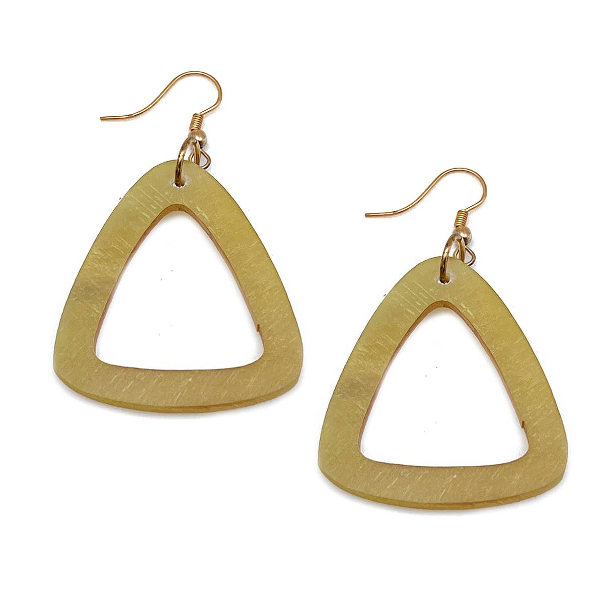 Omala Pleasing Pastels Earrings - Large Triangle Cutout