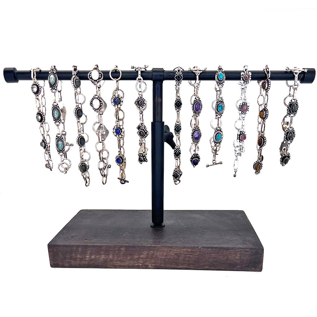 Tanvi 12 Link Bracelets Prepack with T Bar Display