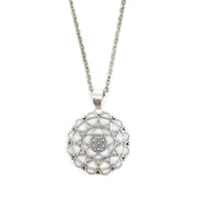 Tanvi Collection Necklace - Silver Points and Scallops