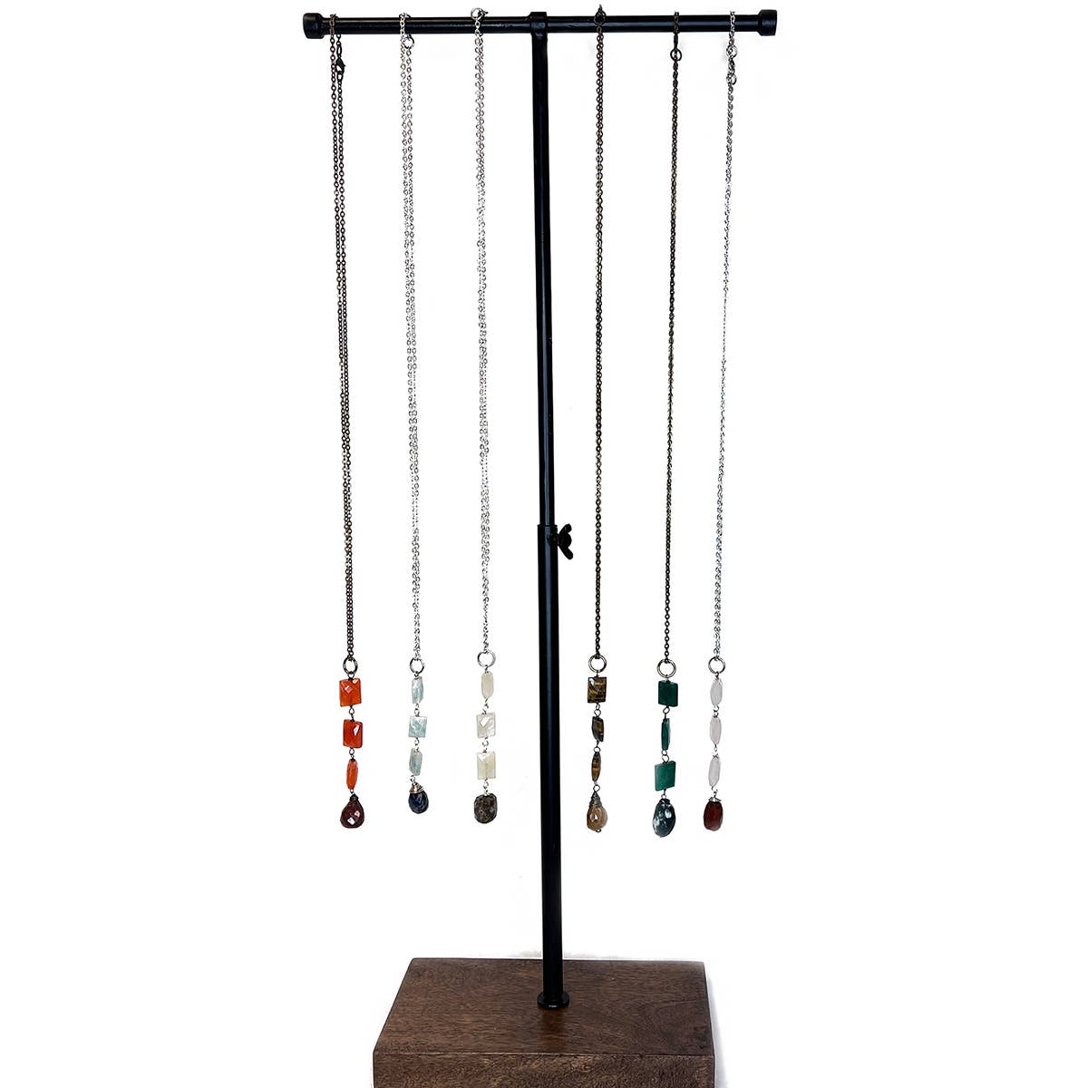Banjara Cascading Stones Necklaces Prepack (no Display)