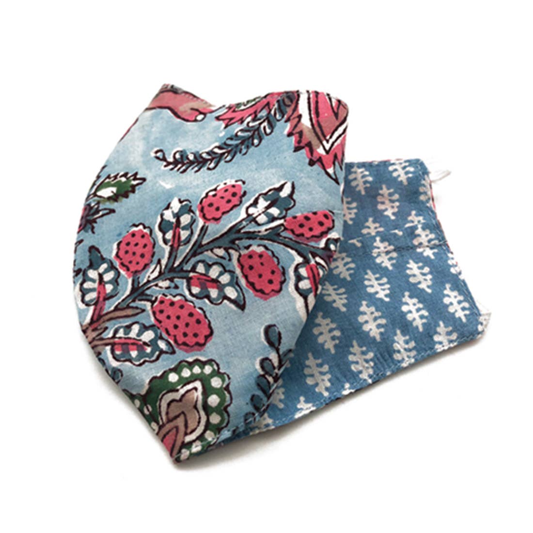 Cotton Fitted Face Masks Set of 12