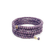 Sachi Chromatic Hues - Purple Coil Bracelet