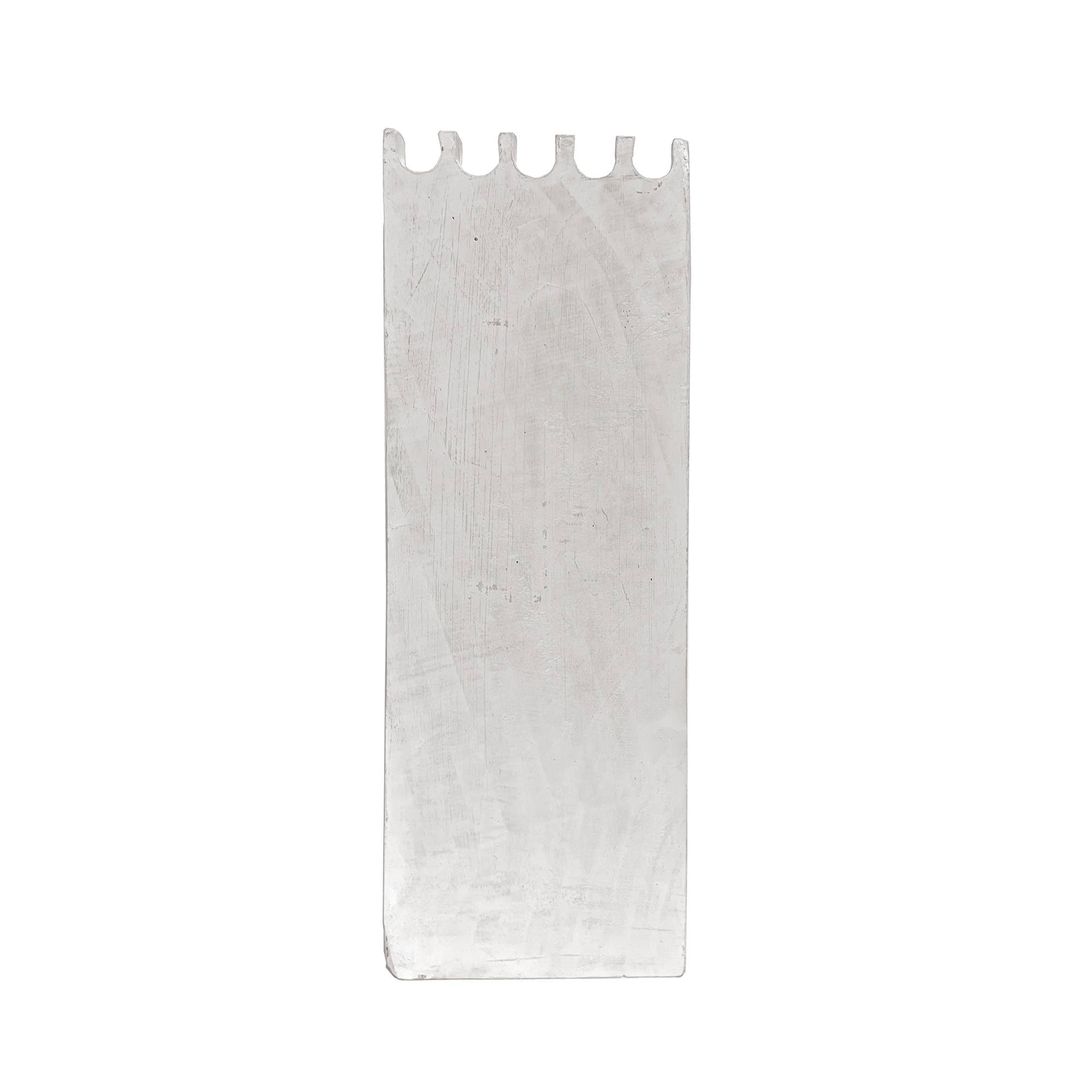 Wooden Necklace Display - Narrow Multi Necklace White 16"