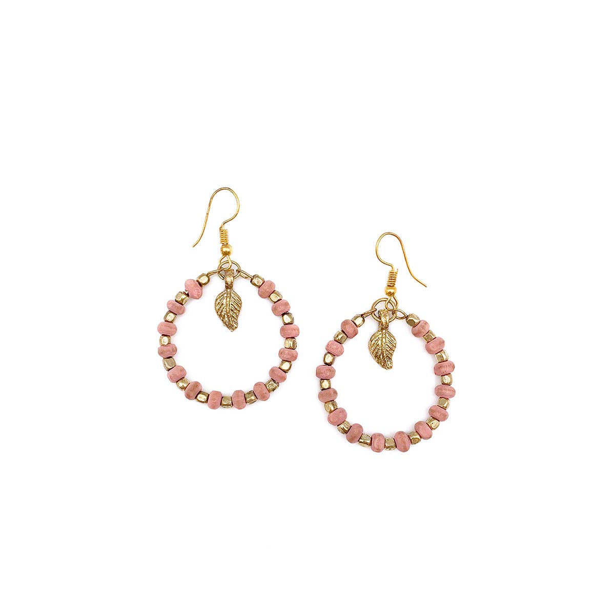 Sachi Mulberry Mix Collection Earrings - Light Pink Ring