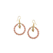 Sachi Mulberry Mix Collection Earrings - Light Pink Ring