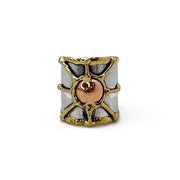 Janya Mixed Metal Ring - Sun Ray