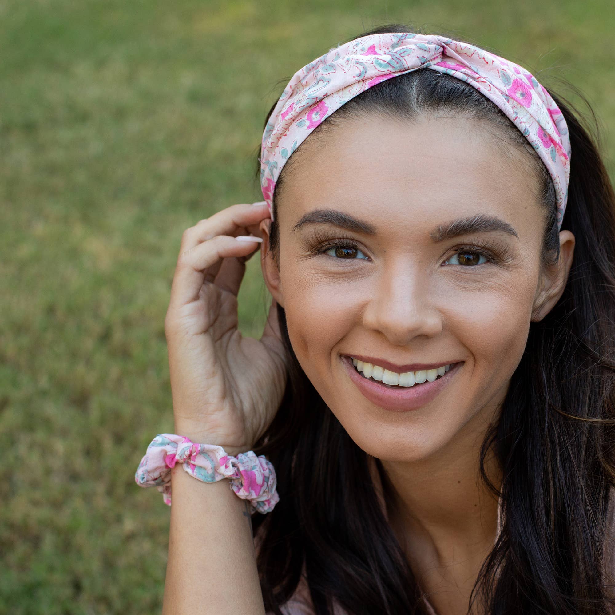 Block Printed Hair Accessories - Small Scrunchies Prepack
