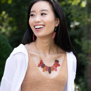 Omala Rosy Cheeks Collection Necklace - Graduated Beads
