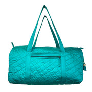 Aviva Collection - Quilted Solid Cotton Duffle Bag