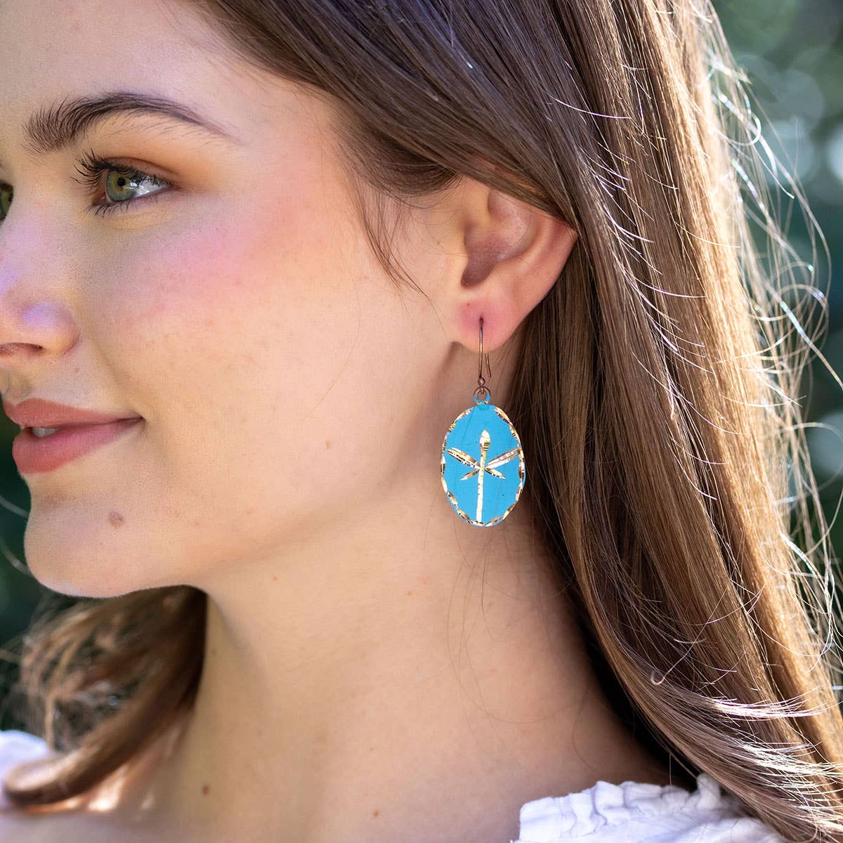 Patina Engraved Copper Earring Pre-Pack with Display
