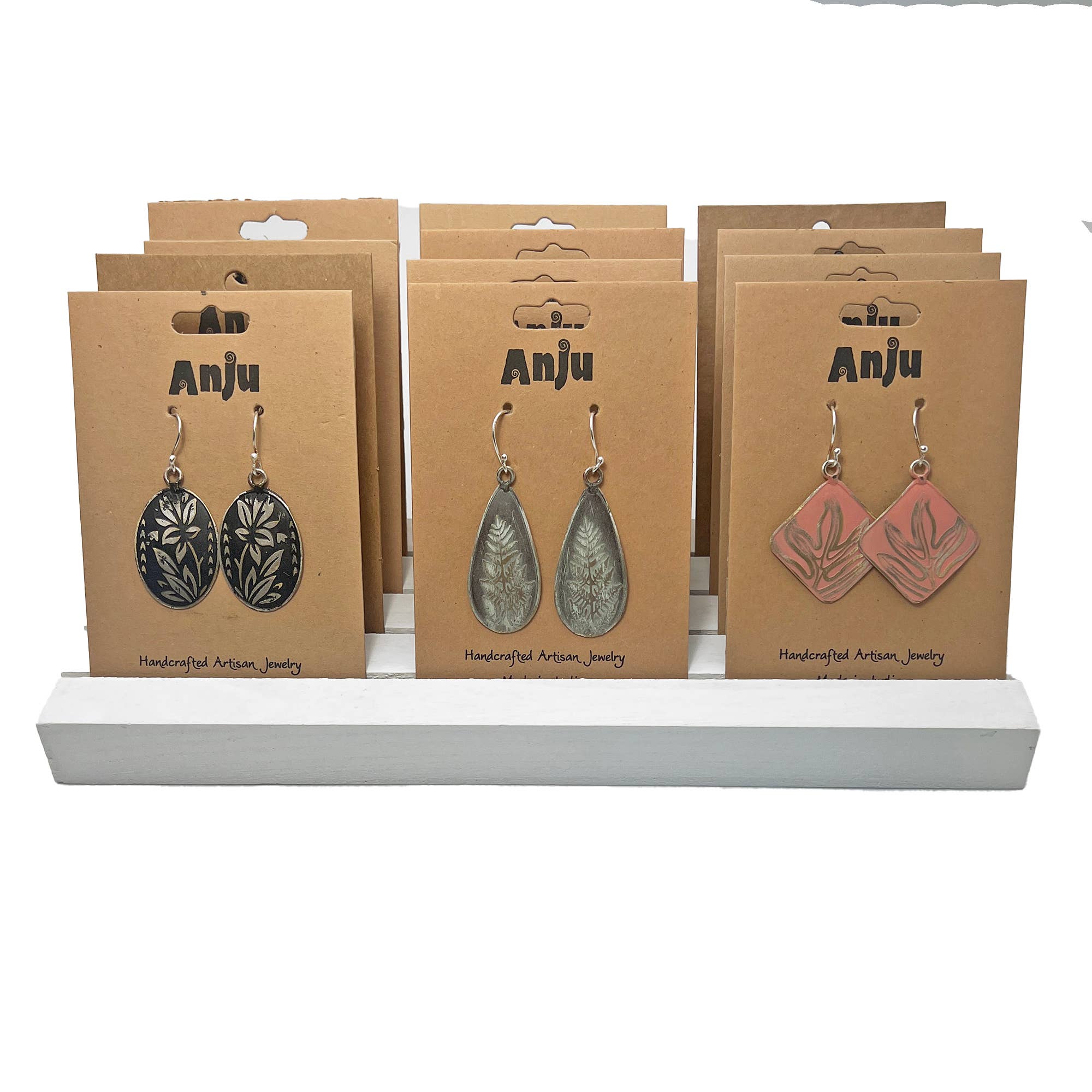 Silver Patina Earring Prepack