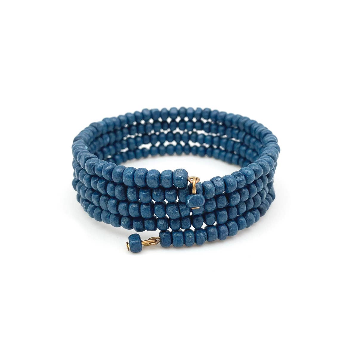 Sachi Chromatic Hues - Royal Blue Coil Bracelet