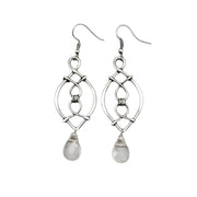 Banjara Braid and Quartz Earrings
