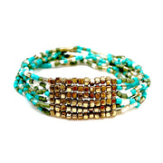Seed Bead Stretch Statement Bracelets- Multiple Color Styles