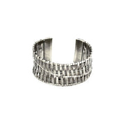 Basketweave Flat Wide Weave Cuff