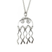 Silver Plated Necklace - Smaller Size Jellyfish