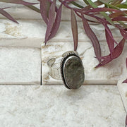 Handcrafted Kashi Semiprecious Stone Ring - Dragon Stone