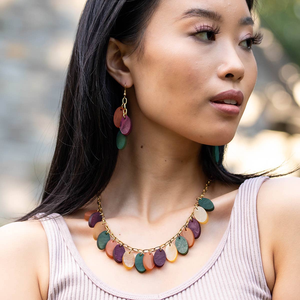 Omala Long and Short Necklace Pre-Pack with Display