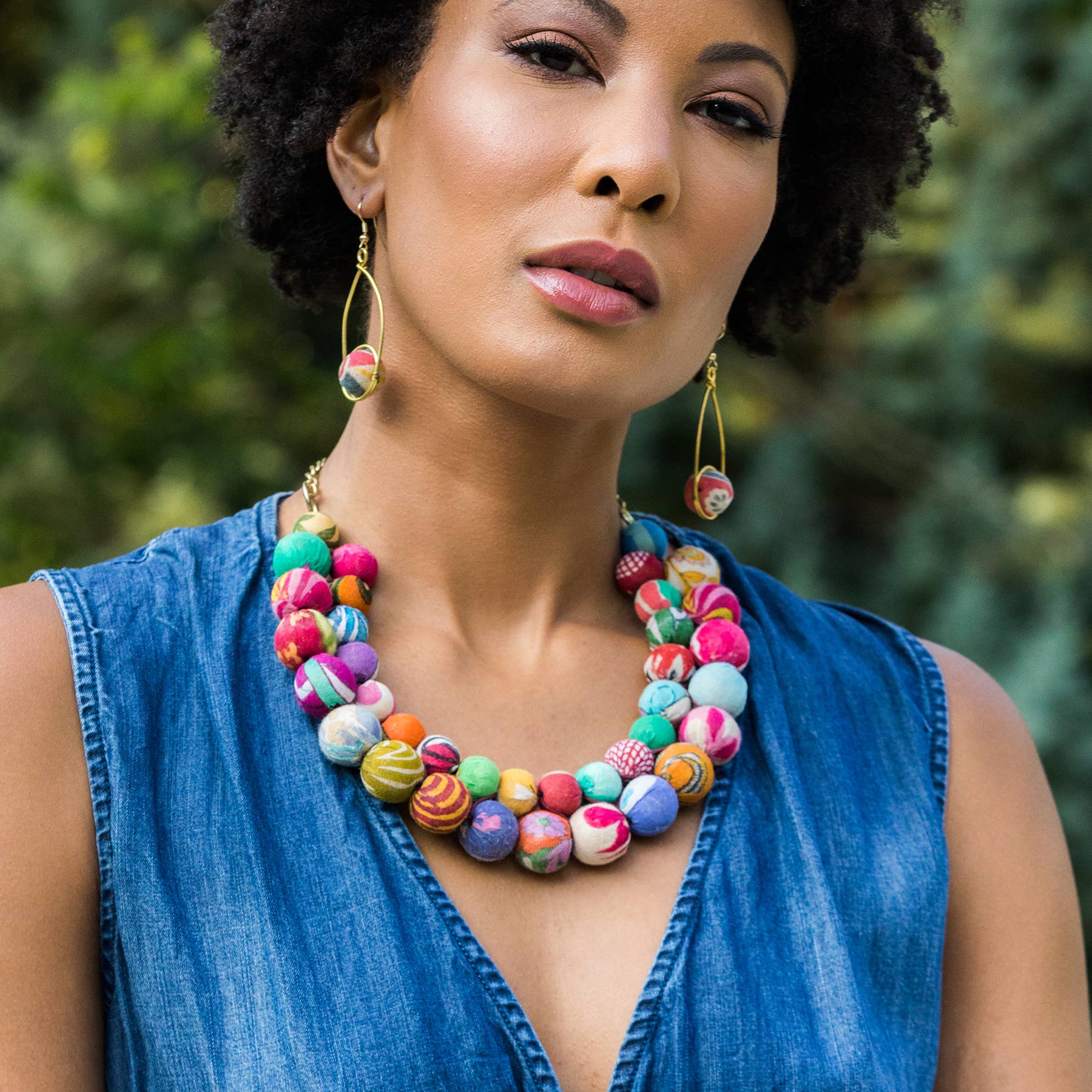 Aasha Dual Layer Collar Necklace