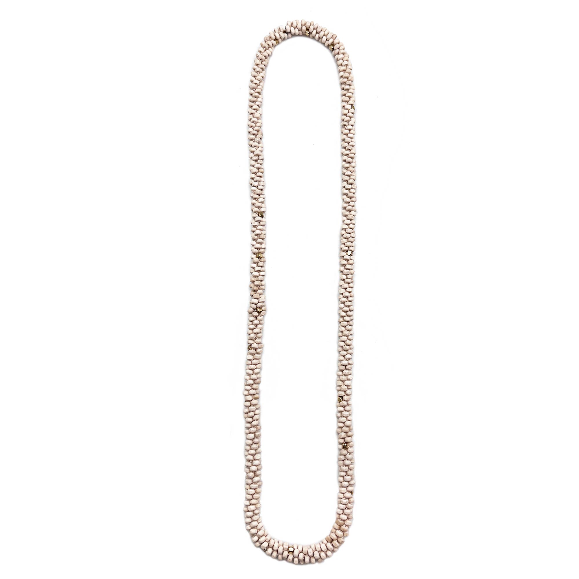 Sachi Chromatic Hues Rope Necklace  - Natural