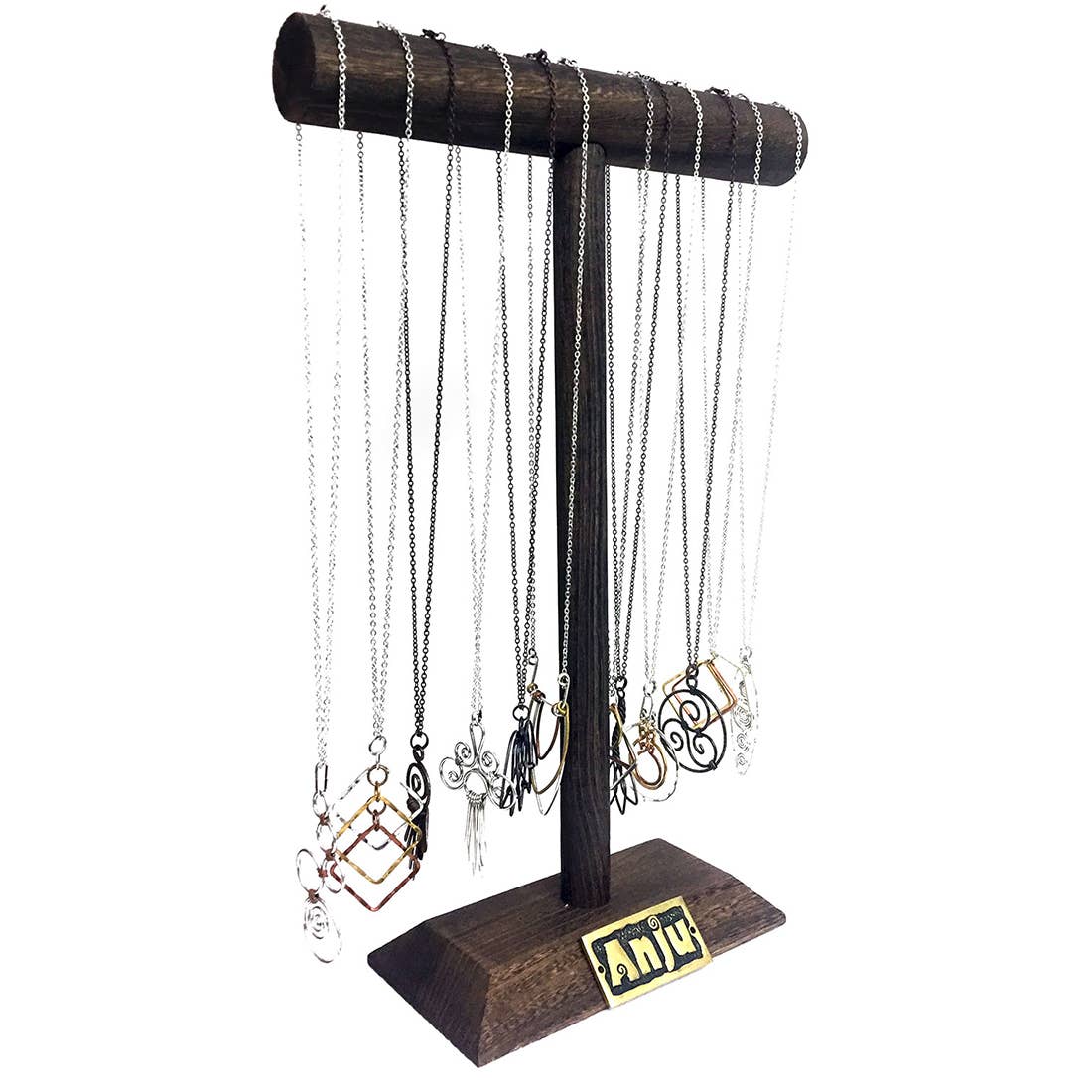 Tall T-Bar Wooden Display