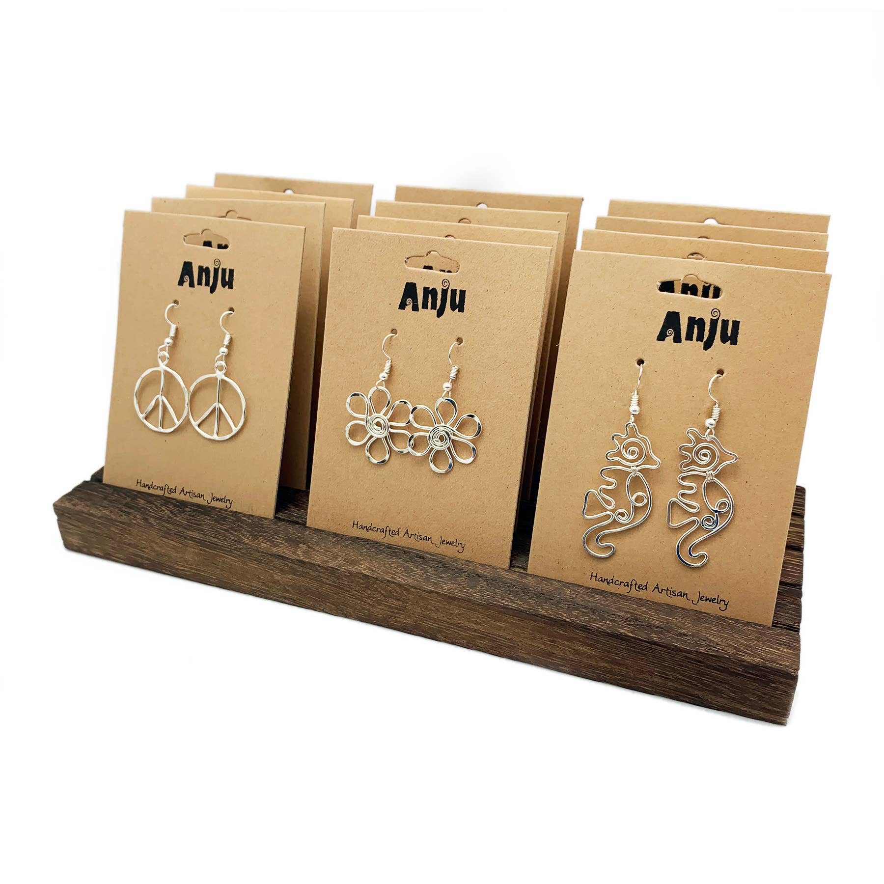 New Smaller Size Silver Earrings Prepack
