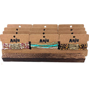 Seed Bead Bracelet Prepack -  12 Bracelets & Display