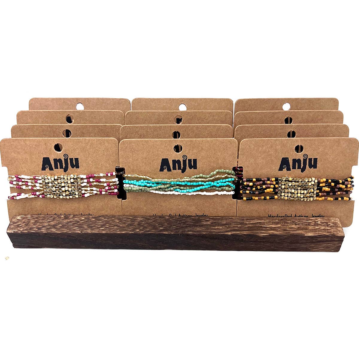 Seed Bead Bracelet Prepack -  12 Bracelets (no display)