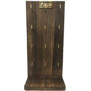 Single Sided 12 Hook Wooden Display