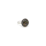 Kashi Semiprecious Small Stone Ring - Labradorite