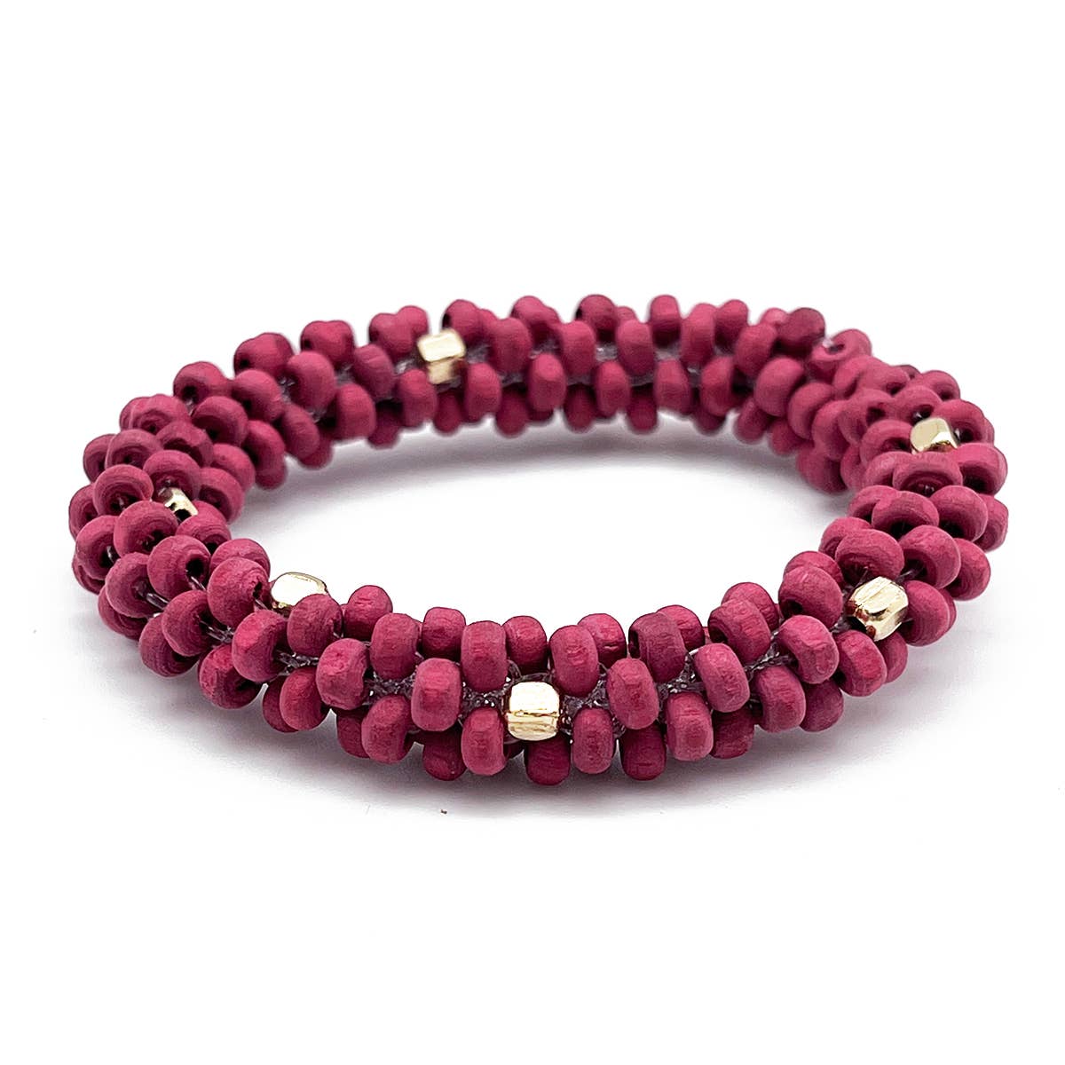 Sachi Chromatic Hues Rope Bracelet  - Fuschia