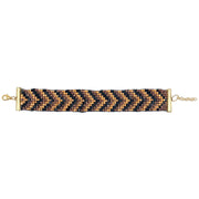 Sachi Beaded Safari Bracelet - Allover Chevron Design