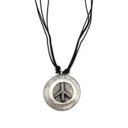 Pewter Necklace - Peace Sign