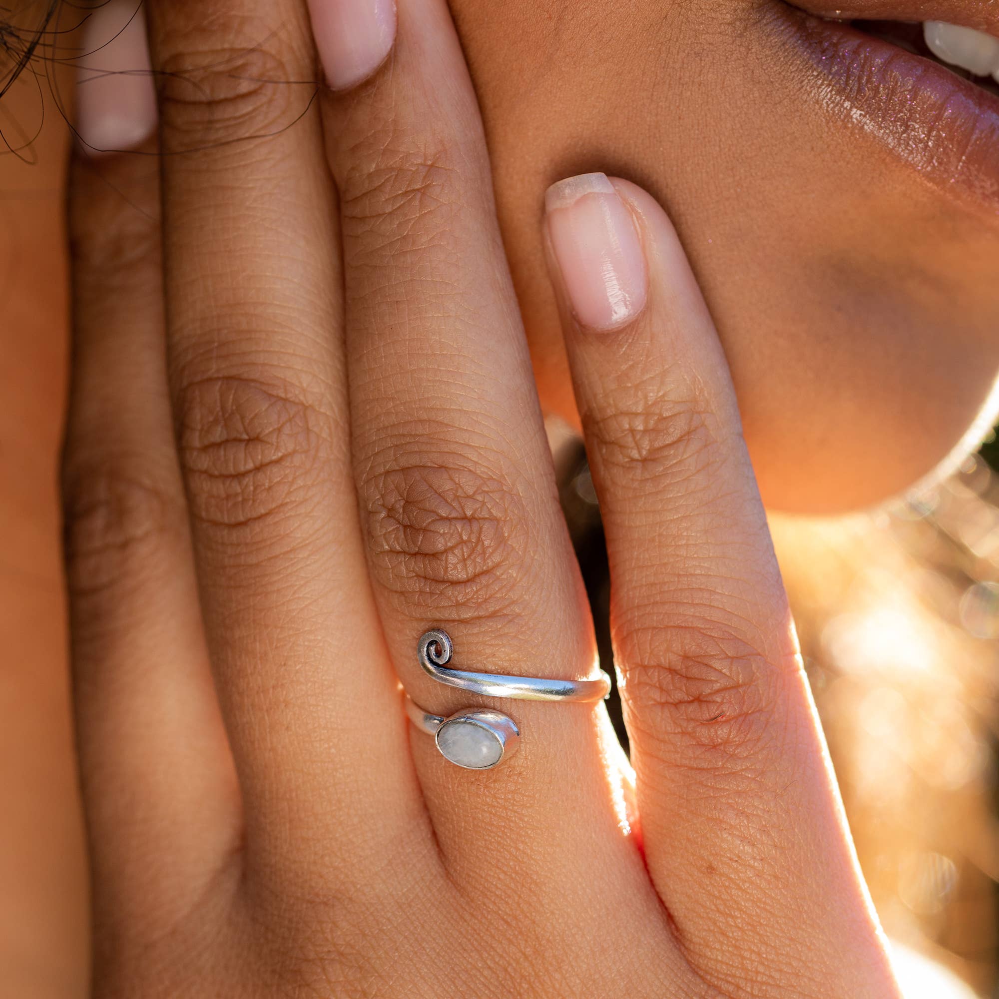 Tanvi silver plated rings - 24 pack with Display