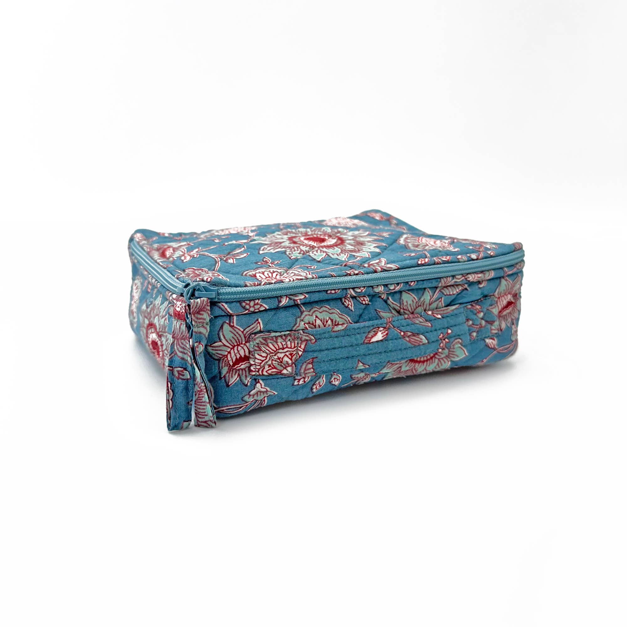 Sapphire Bloom Block Printed Tech Kit