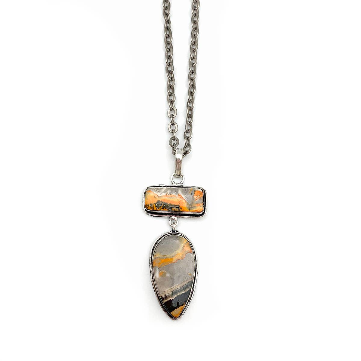 Handcrafted Semiprecious Stone Necklace - Bumblebee Jasper