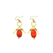 Aasha Kantha Handcrafted Single Bead Earrings