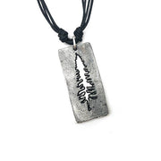 Pewter Necklace - Tall Pine Tree