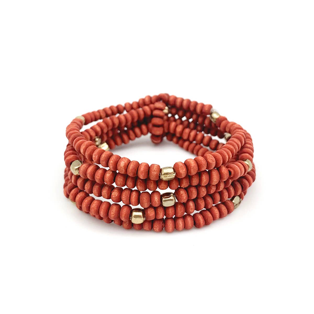 Sachi Chromatic Hues - Orange Multi-Strand Bracelet