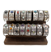 Kashi Antique silve Prepack - 16 Cuff Bracelets (No Display)