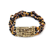 Seed Bead Stretch Statement Bracelets- Multiple Color Styles
