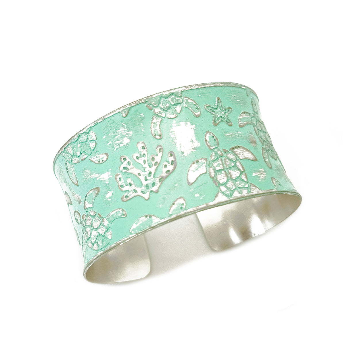 Coastal Silver Patina Bracelet Prepack with Display