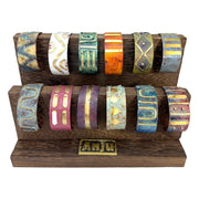 Copper Patina Rustic Cuff Bracelet Pre-Pack with Display