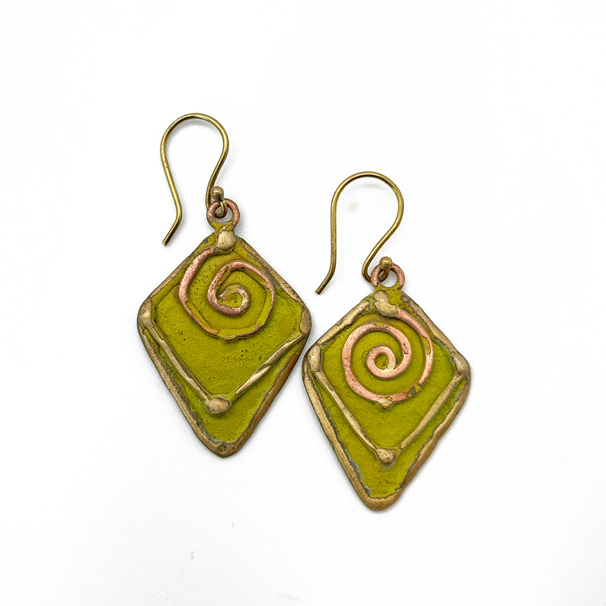 Handcrafted Patina Earring Prepack with Display