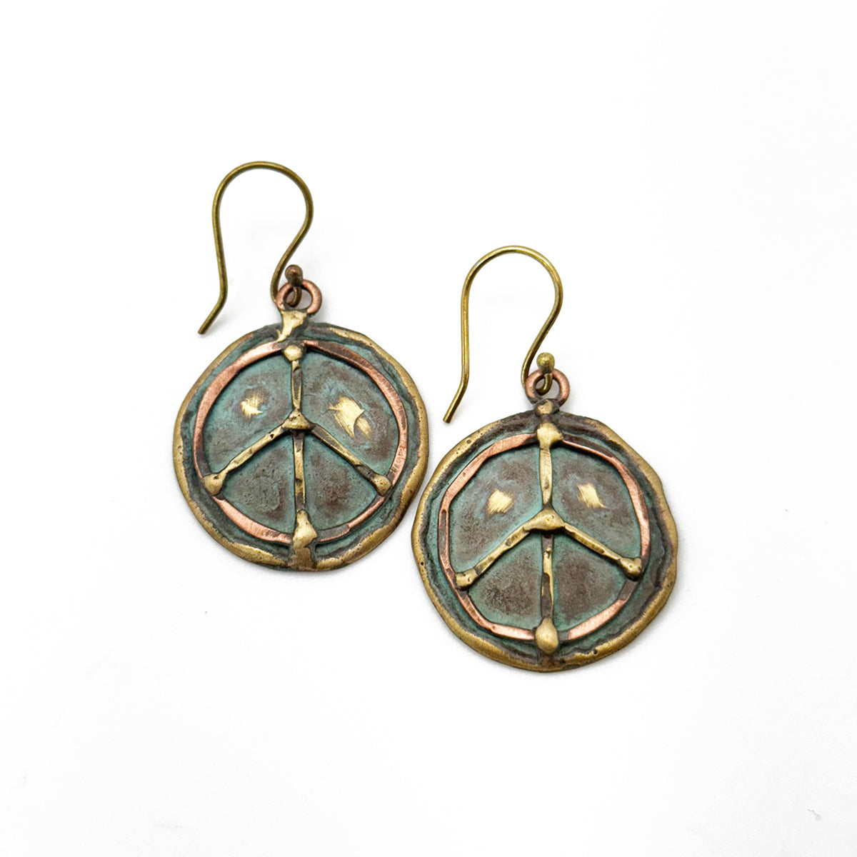 Handcrafted Patina Earring Prepack with Display