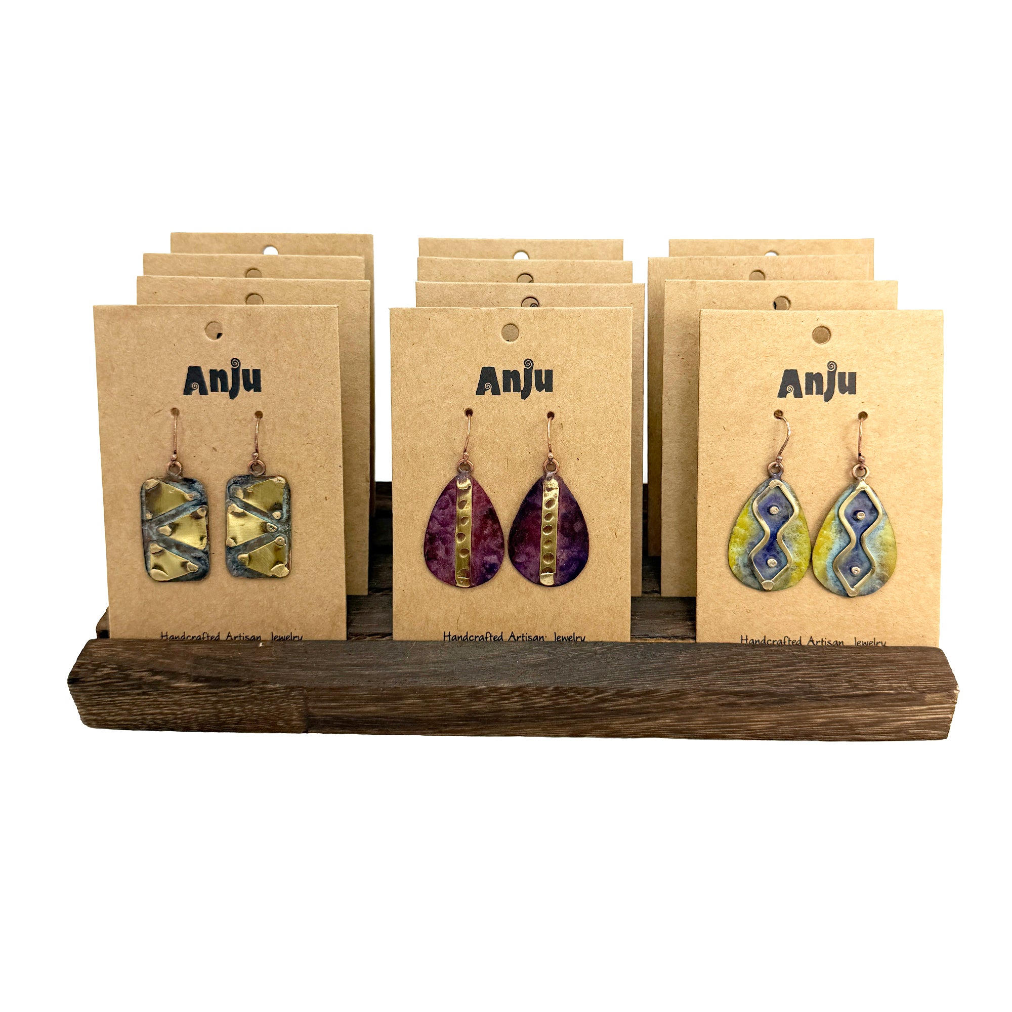 Copper Patina 12 Earrings Prepack (Display Included)