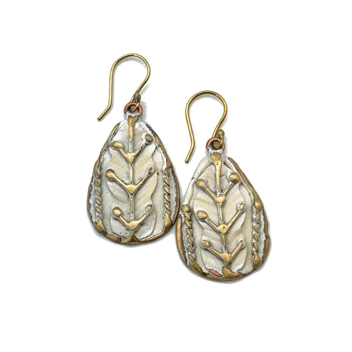 Handcrafted Patina Earring Prepack with Display