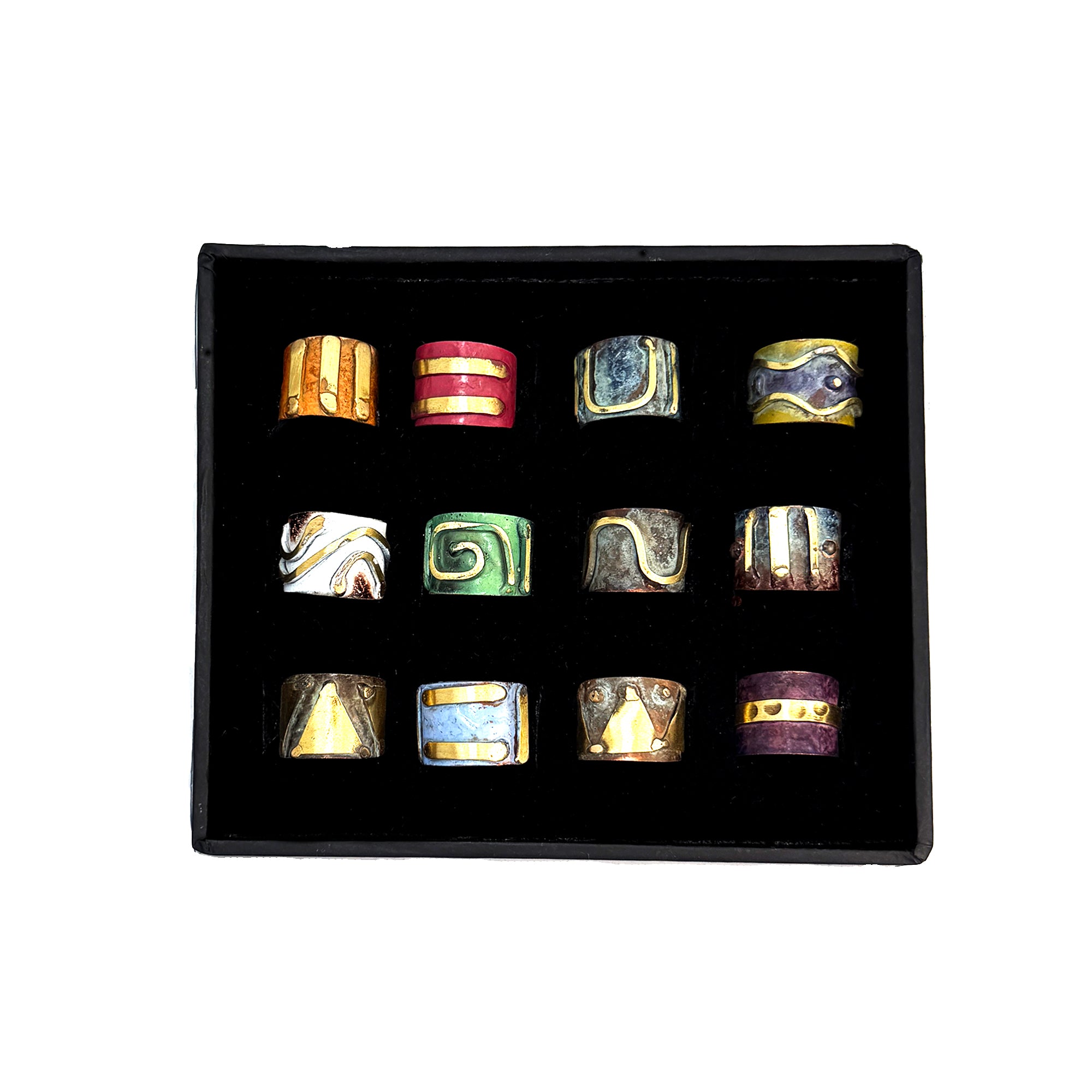 Copper Patina Rustic Ring Pre-Pack with (Boxed Set)