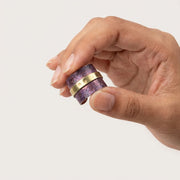 Copper Patina Handcrafted Ring -  Plum Band